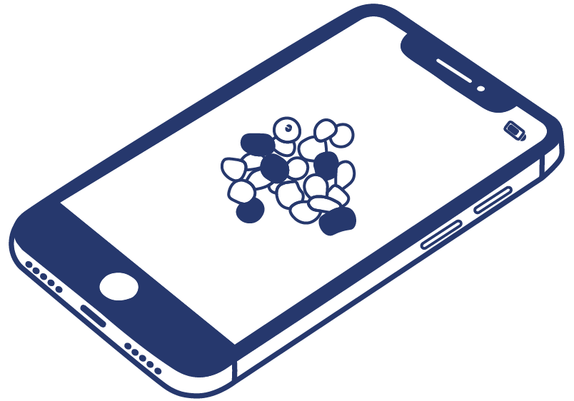 Phone with the text Capture Plastic Waste